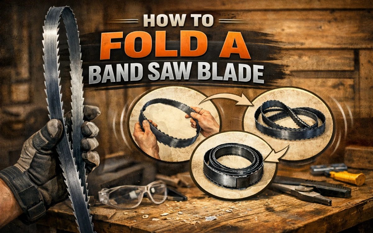How to Fold a Band Saw Blade: Taming the Spring Steel Beast