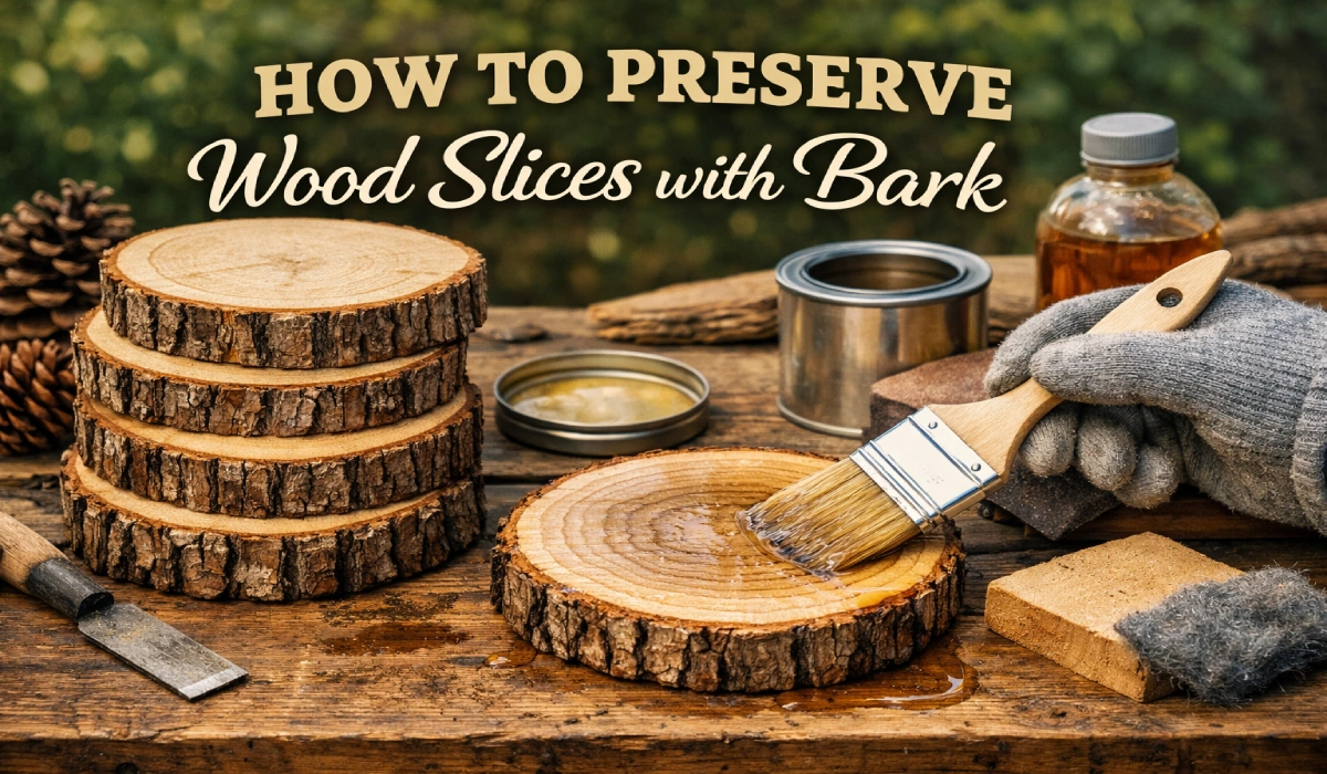 How to Preserve Wood Slices with Bark: The Ultimate Guide to Preventing Cracks