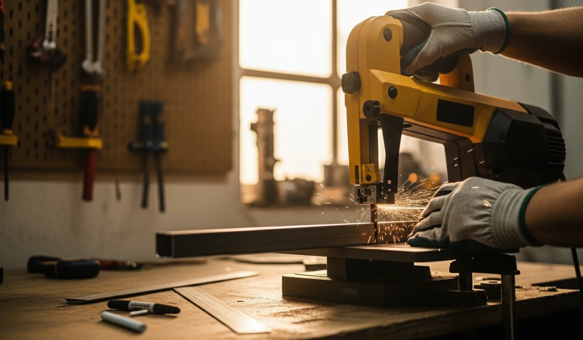 How to Cut Straight with a Portable Band Saw