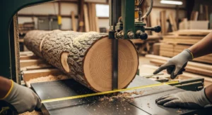 How to Quarter Saw a Log with a Bandsaw
