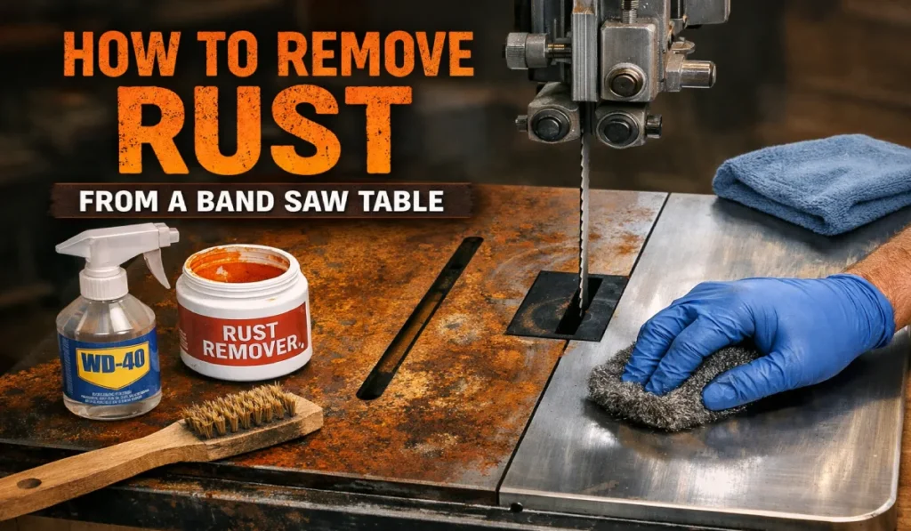 How to Remove Rust from a Band Saw Table
