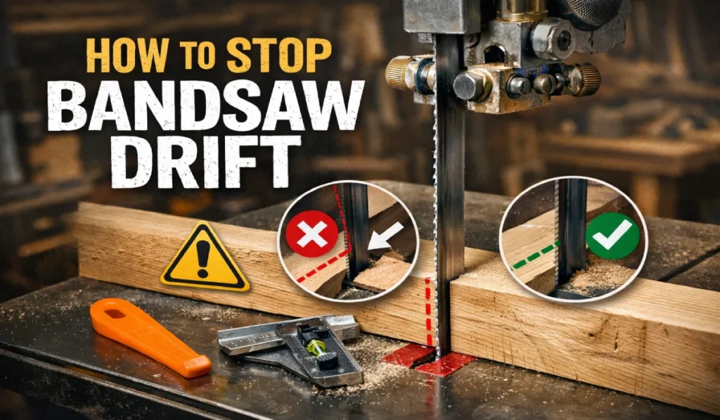How to Stop Bandsaw Drift