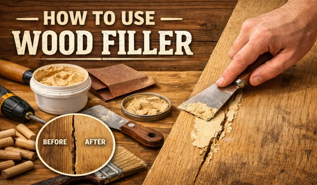 How to Use Wood Filler