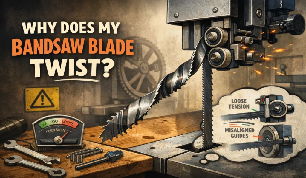Why Does My Bandsaw Blade Twist